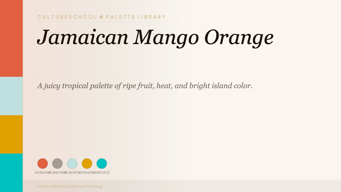 Color Stories- Jamaican Mango Orange