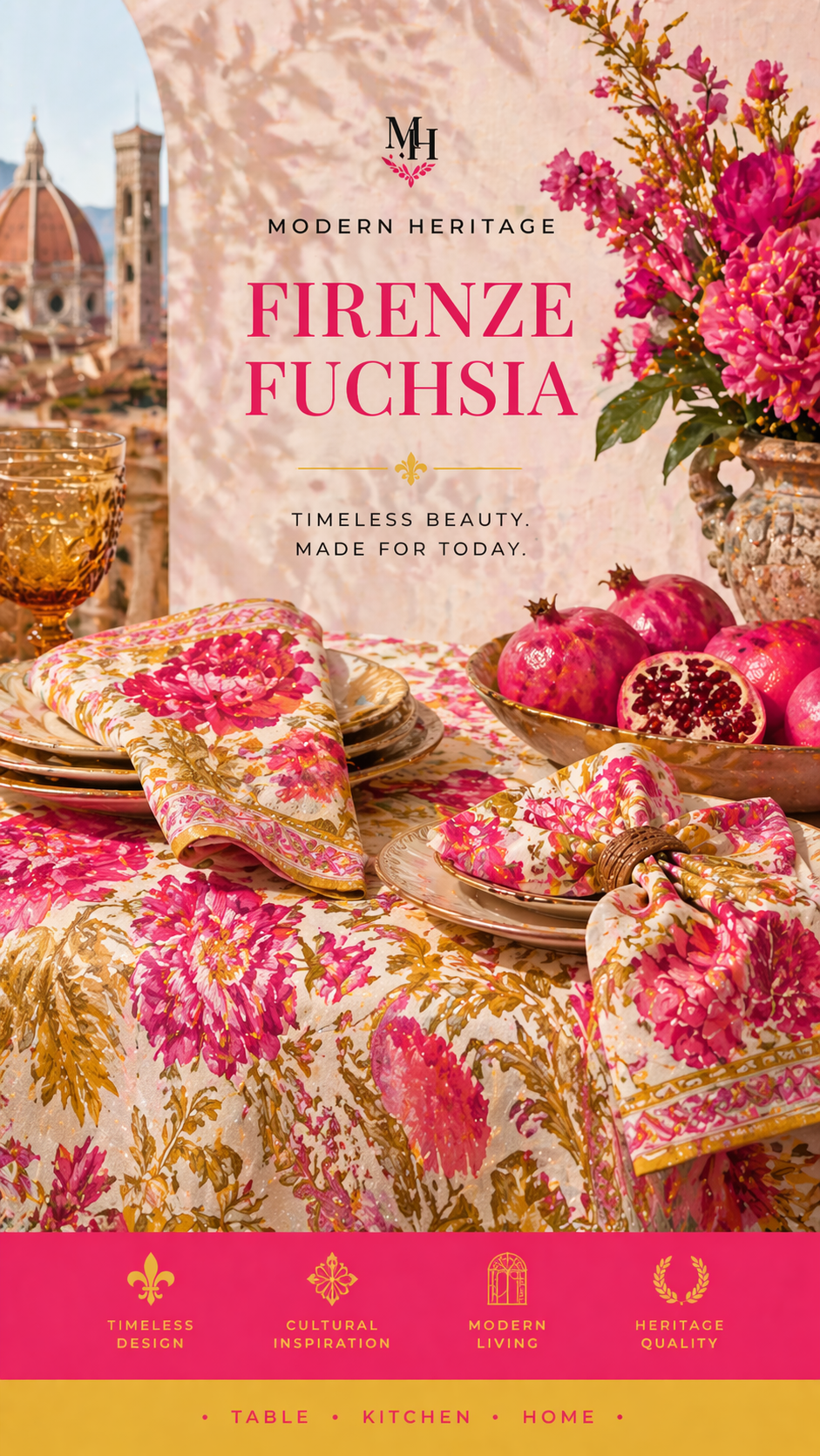 Modern Heritage - Firenze Fuschia