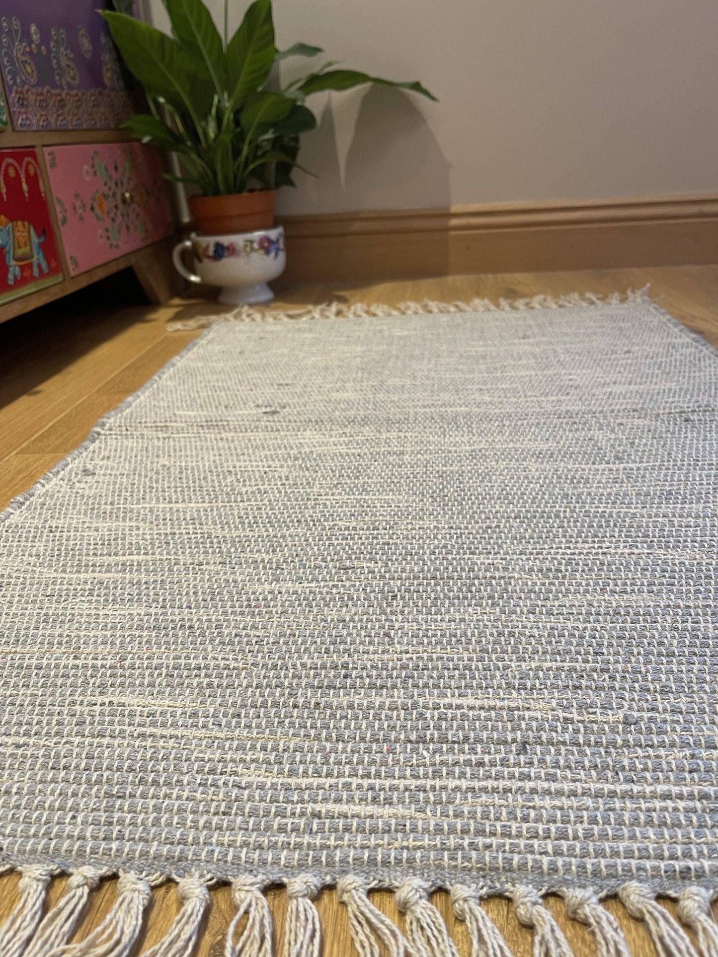 HUSH Hand Loomed Cotton Rug