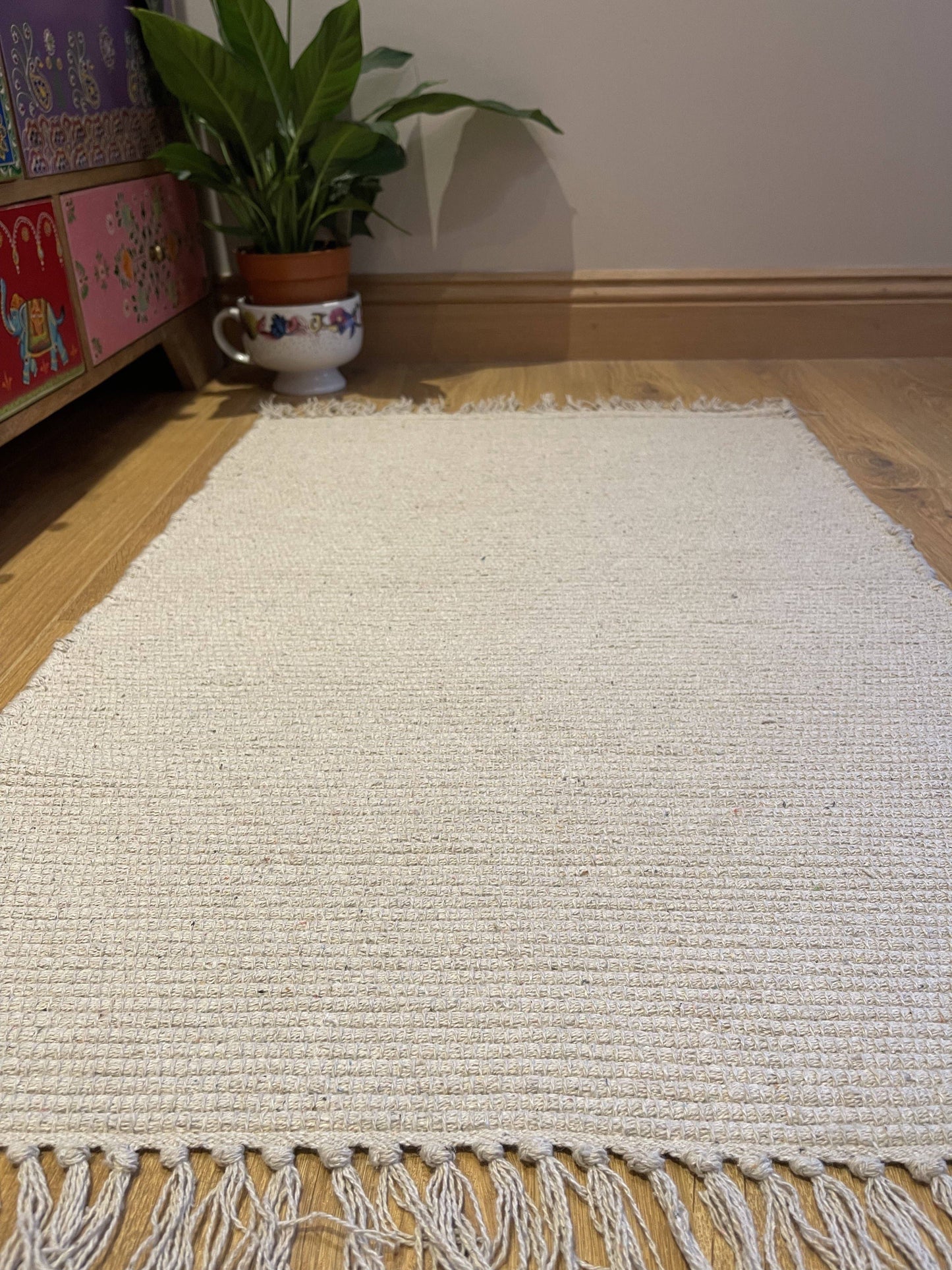 HUSH Hand Loomed Cotton Rug