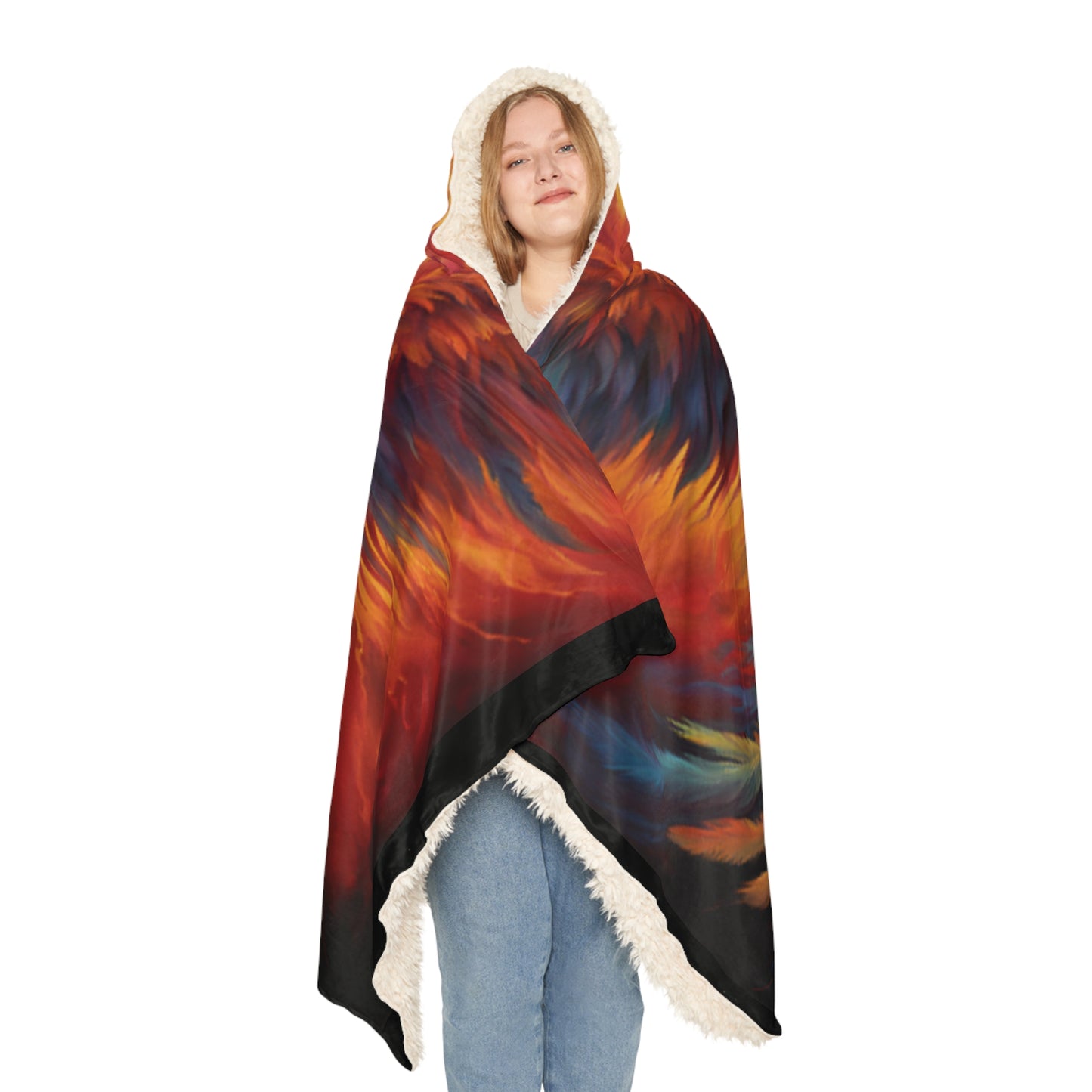 Phoenix Hooded Sherpa Blanket