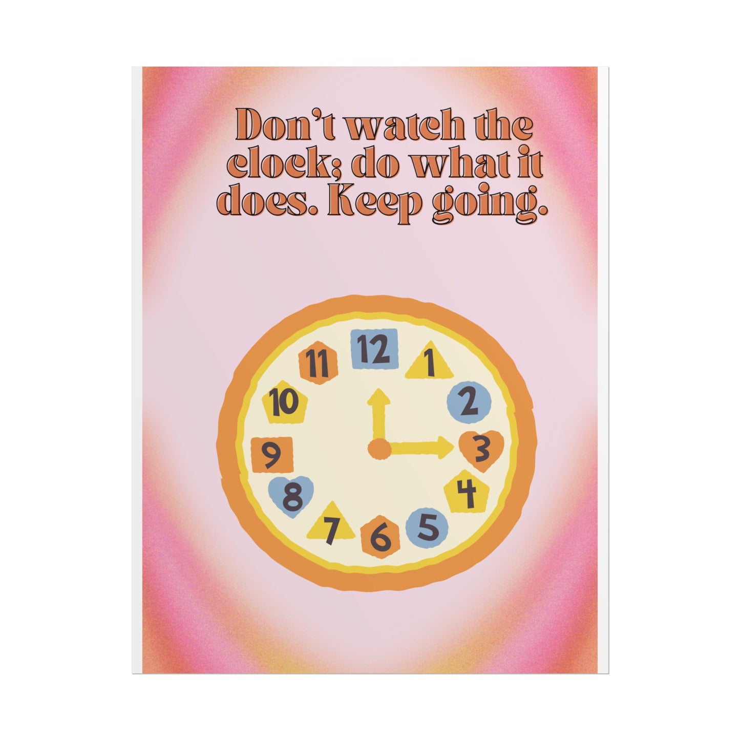 Keep Going Motivational Poster