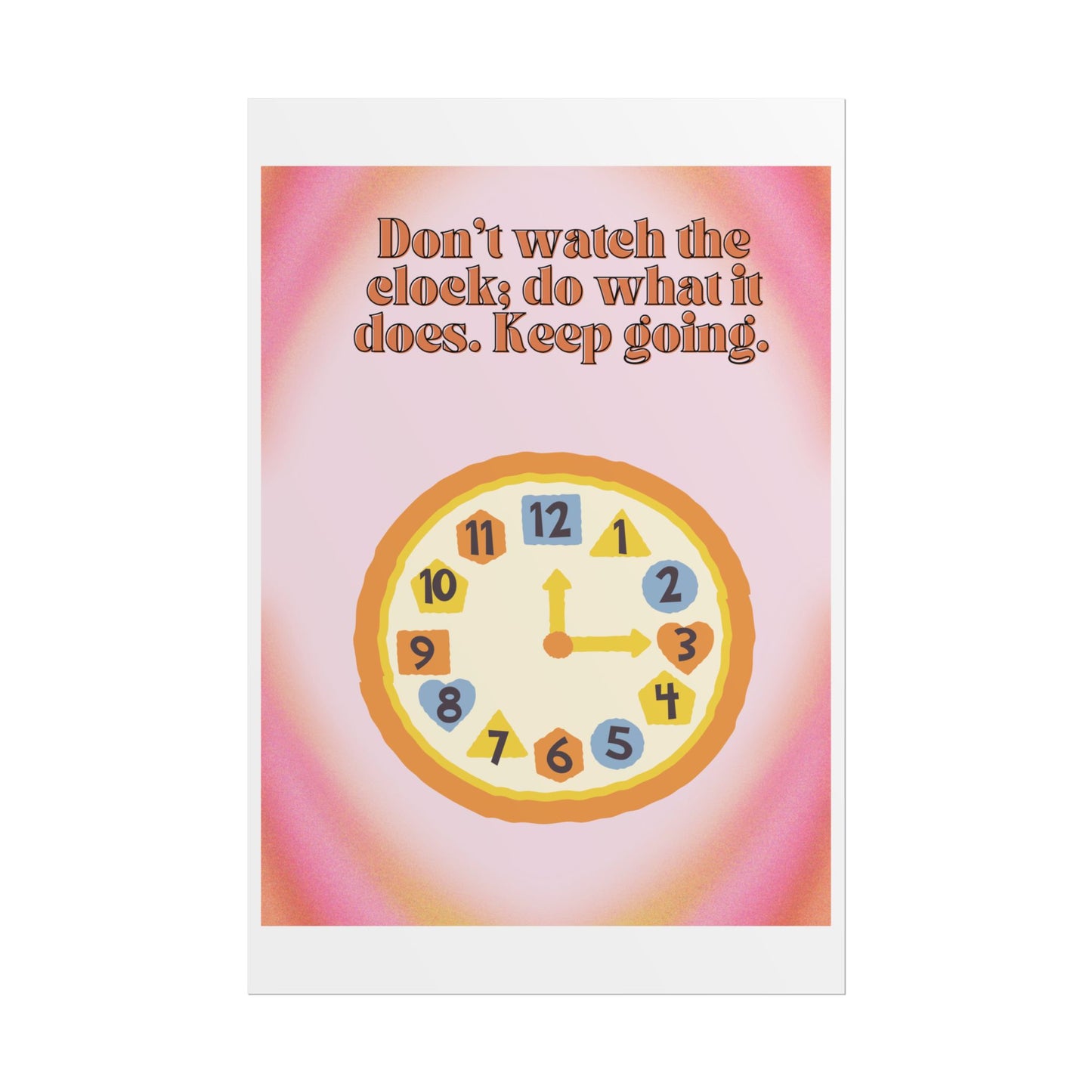 Keep Going Motivational Poster