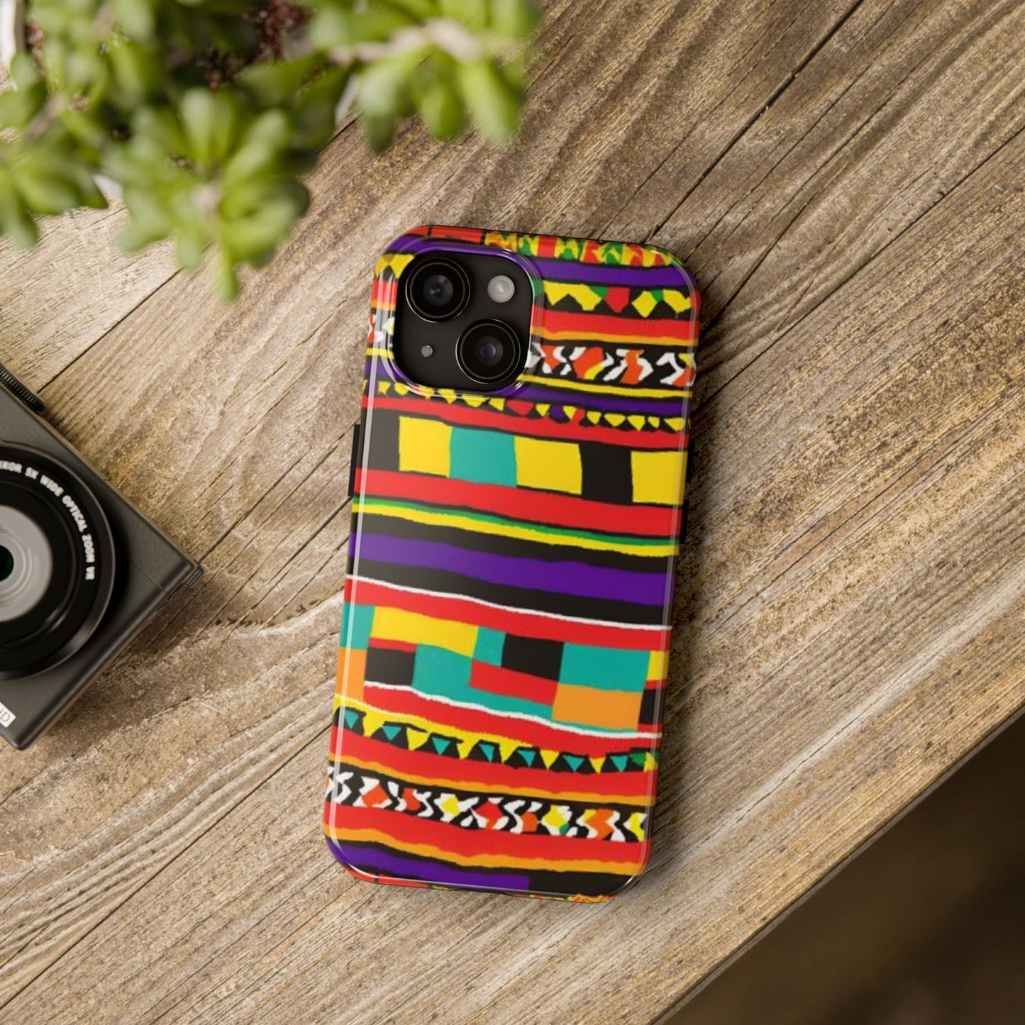 Funda para iPhone de tela Kente