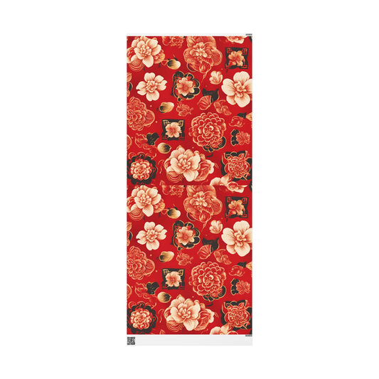 White Lotus Wrapping Paper