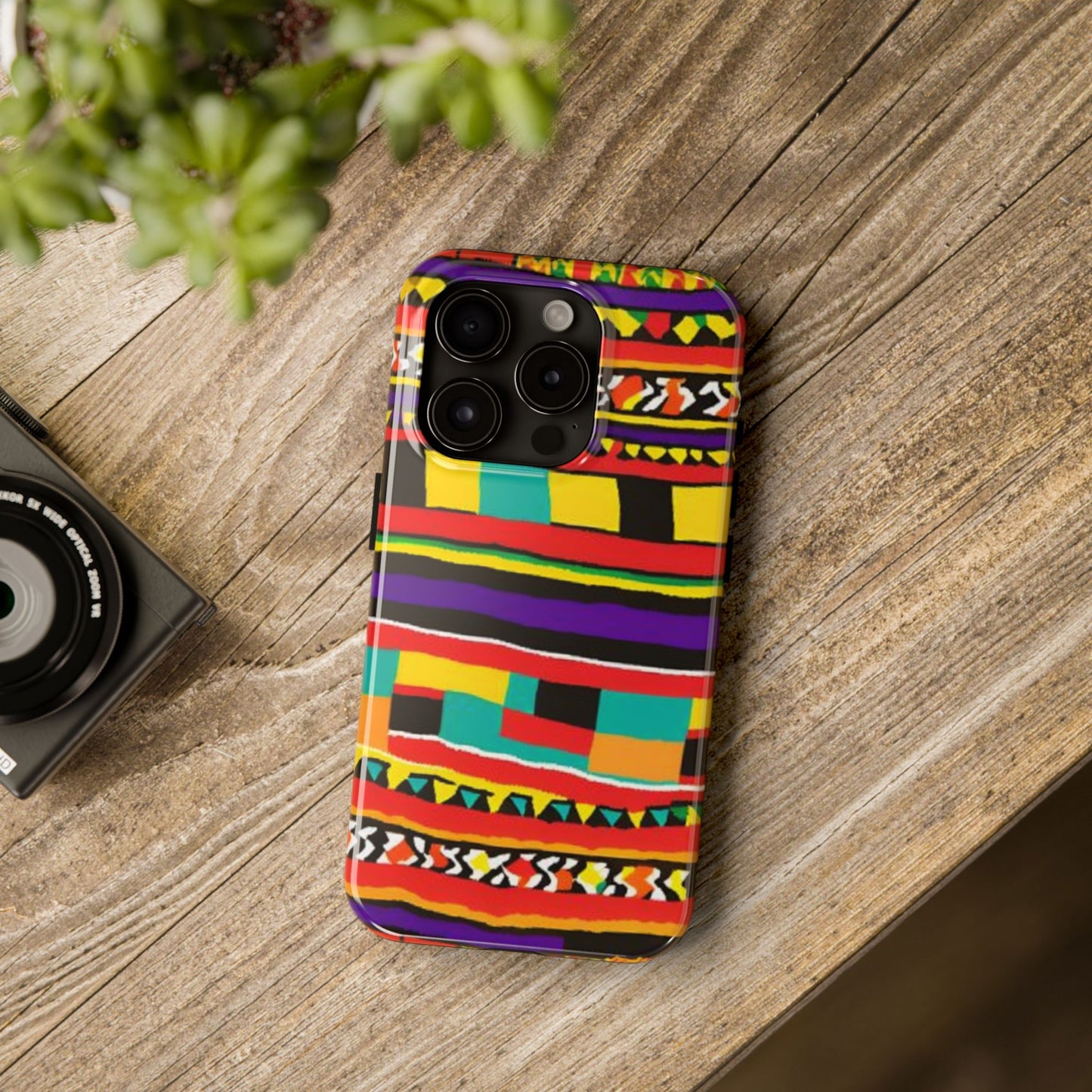 Funda para iPhone de tela Kente