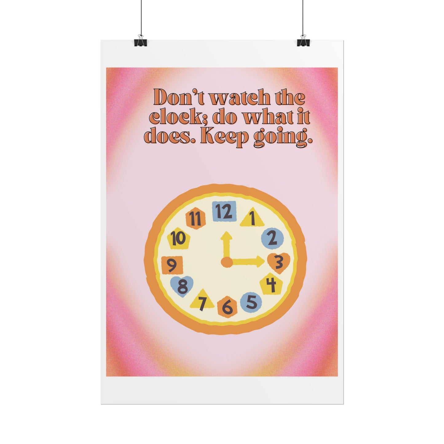 Keep Going Motivational Poster