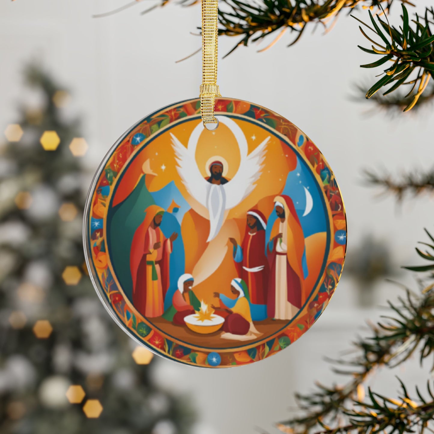 Annunciation Christmas Ornament