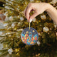 Glass Multicultural Nativity Ornament