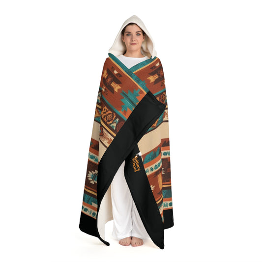 Animal Kingdom Hooded Sherpa Blanket