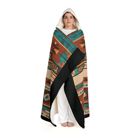 Prairie Hooded Sherpa Blanket