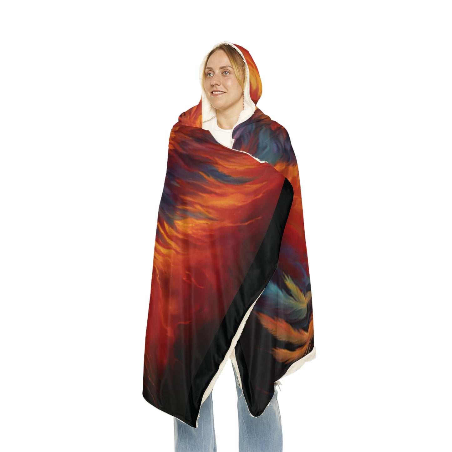 Phoenix Hooded Sherpa Blanket