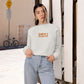 Cropped Raglan Sweatshirt