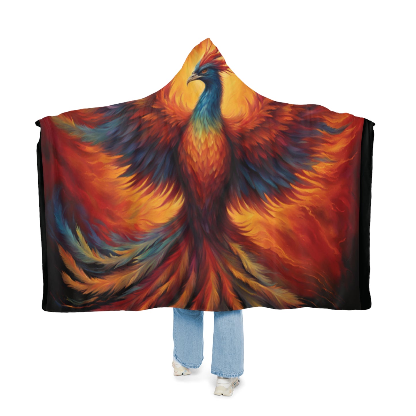 Phoenix Hooded Sherpa Blanket