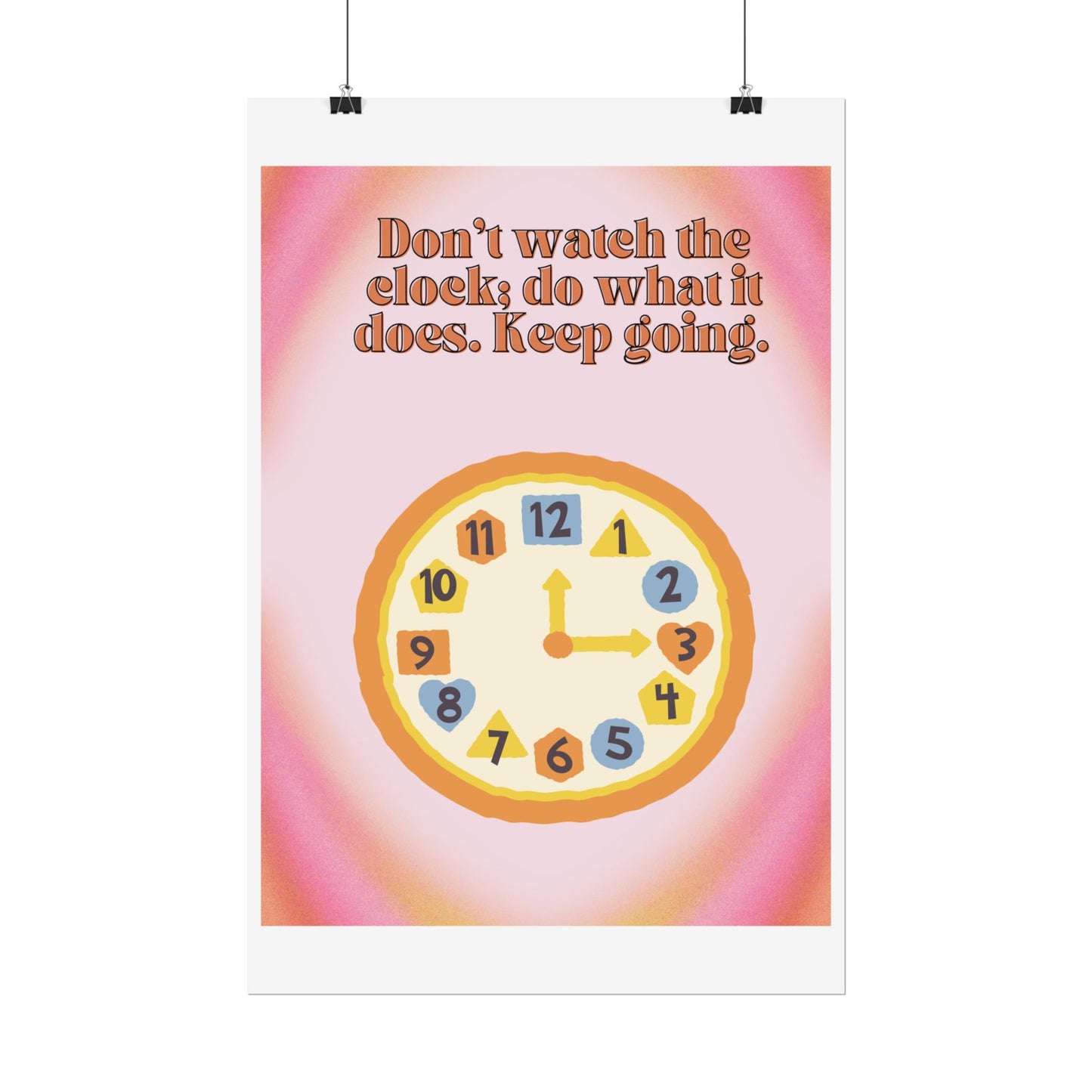 Keep Going Motivational Poster