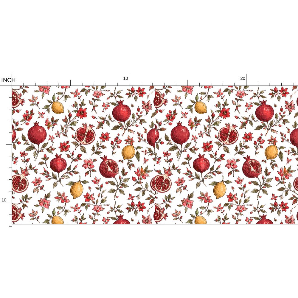 Modern Heritage- Persian Pomegranate Wallpaper
