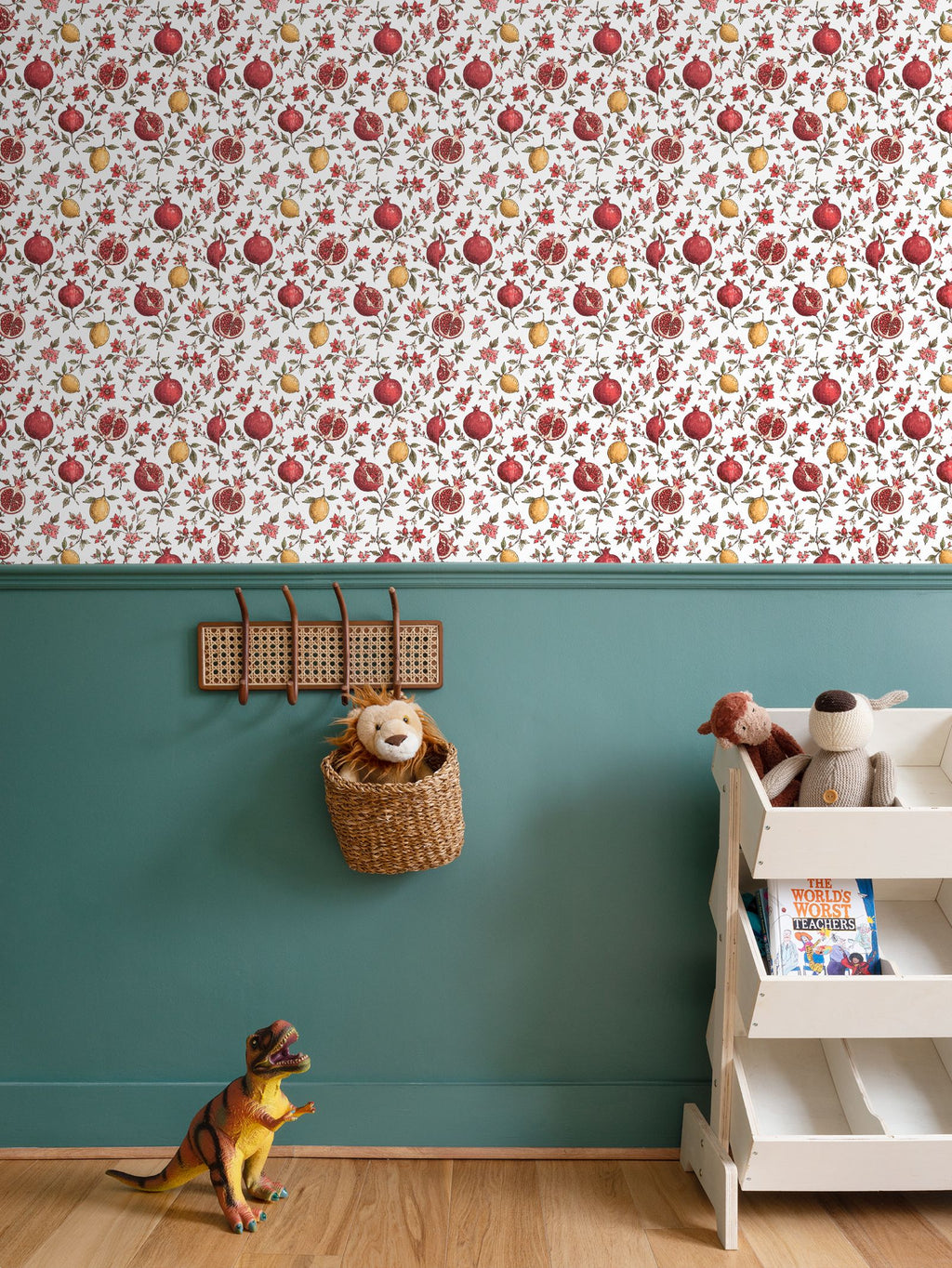 Modern Heritage- Persian Pomegranate Wallpaper