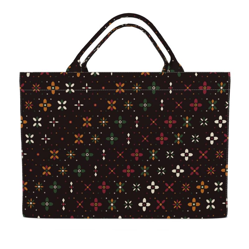 Carry all Tote - Kashmir  Paisley Batik