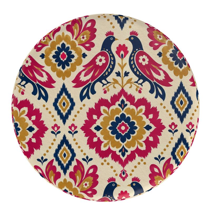 Pouffe Stool- Royal Magpie