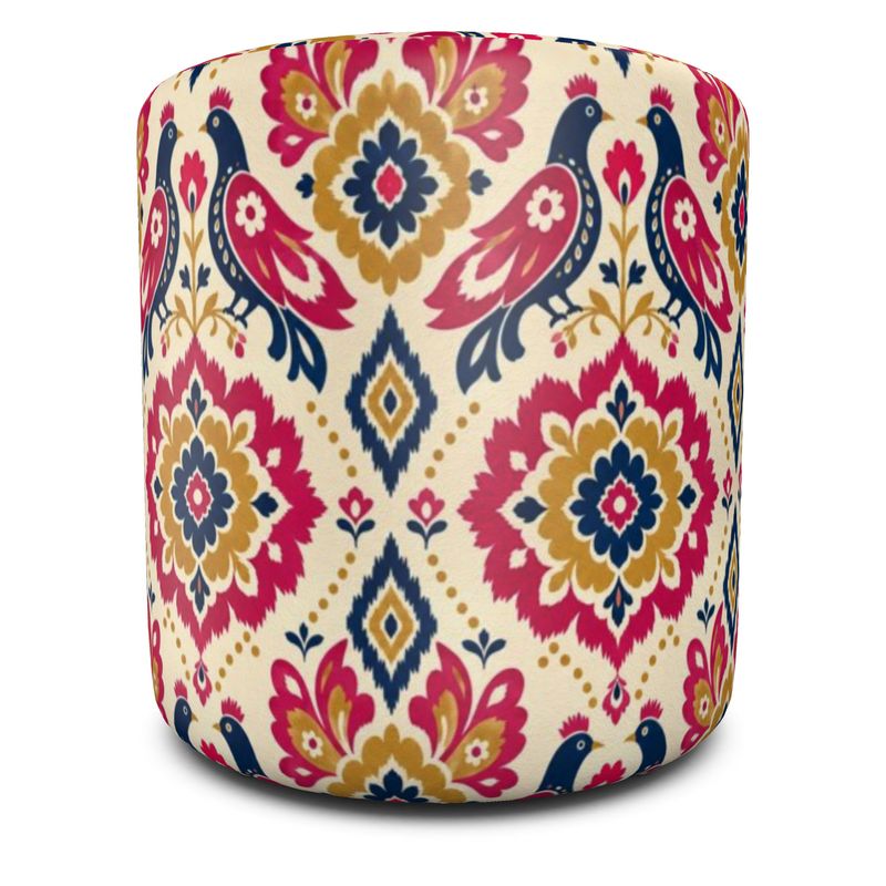 Pouffe Stool- Royal Magpie