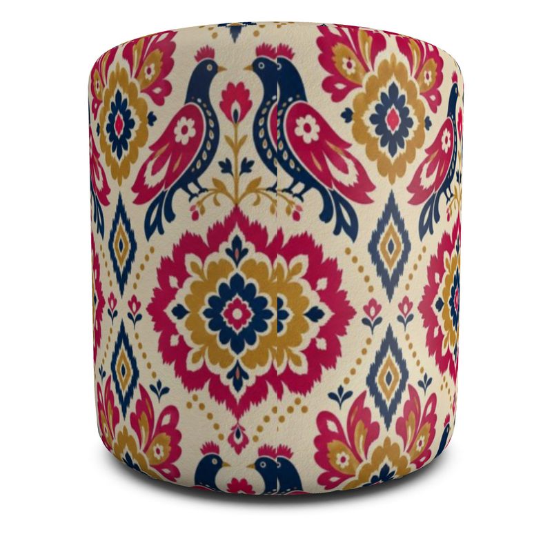 Pouffe Stool- Royal Magpie