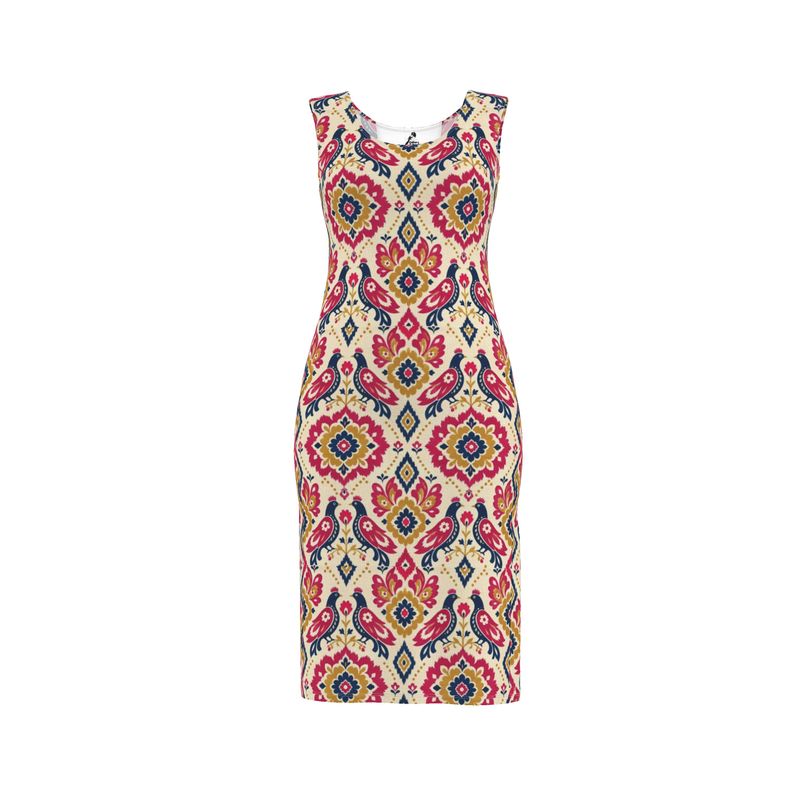 Summer Shift Dress- Royal Magpie