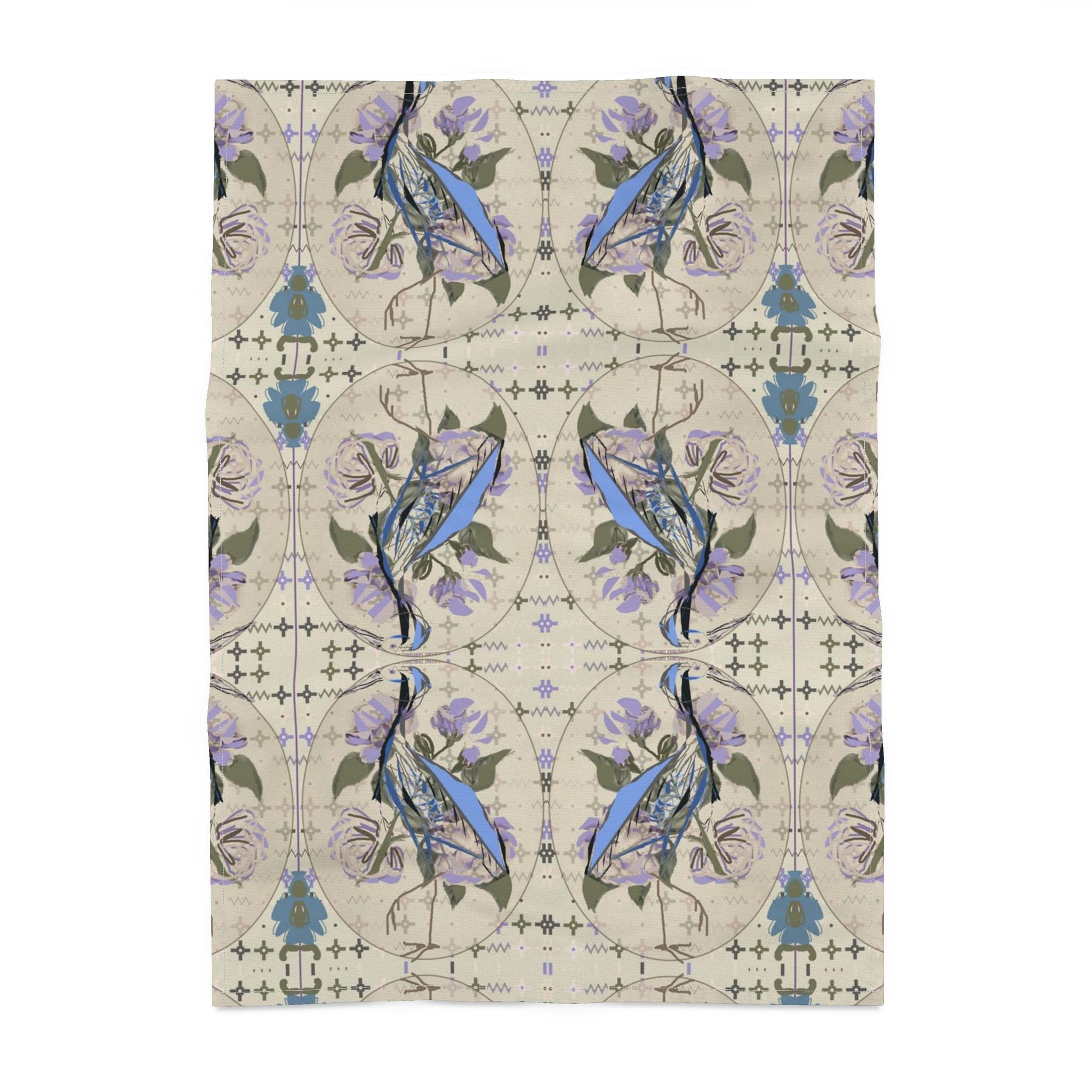 Tea Towel | Cape Cod Crane | Santorini Limestone Blue