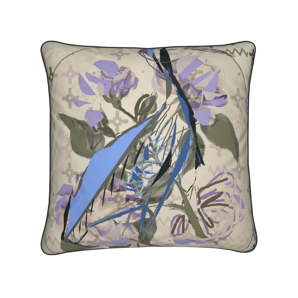 Cushion Cover | Crane of the Cape | Santorini Limestone Blue