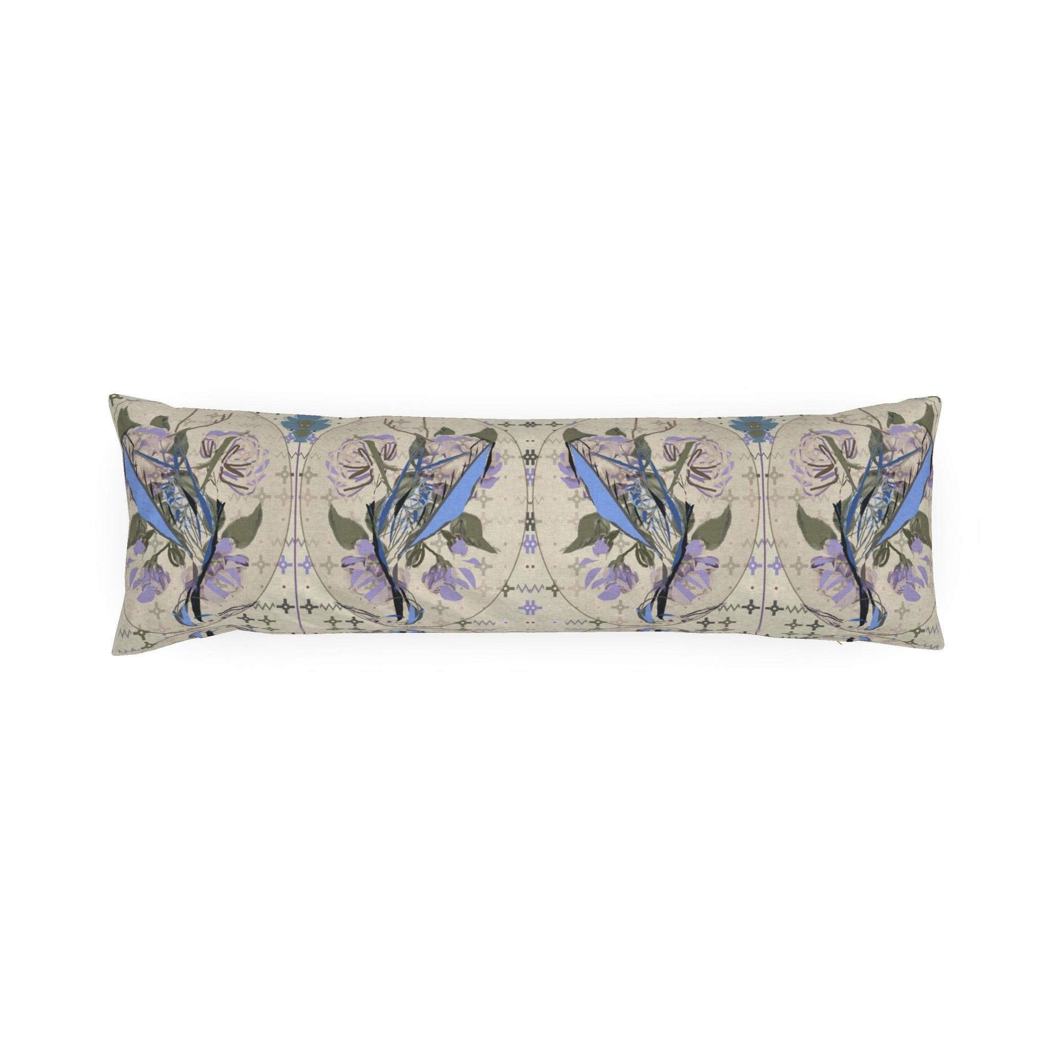 Bolster Pillow  | Santorini Limestone Blue Crane