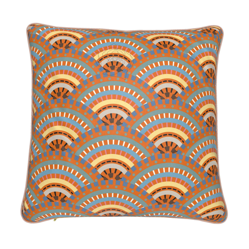 Piped Cushion Cover | Accra Kente Big Cat