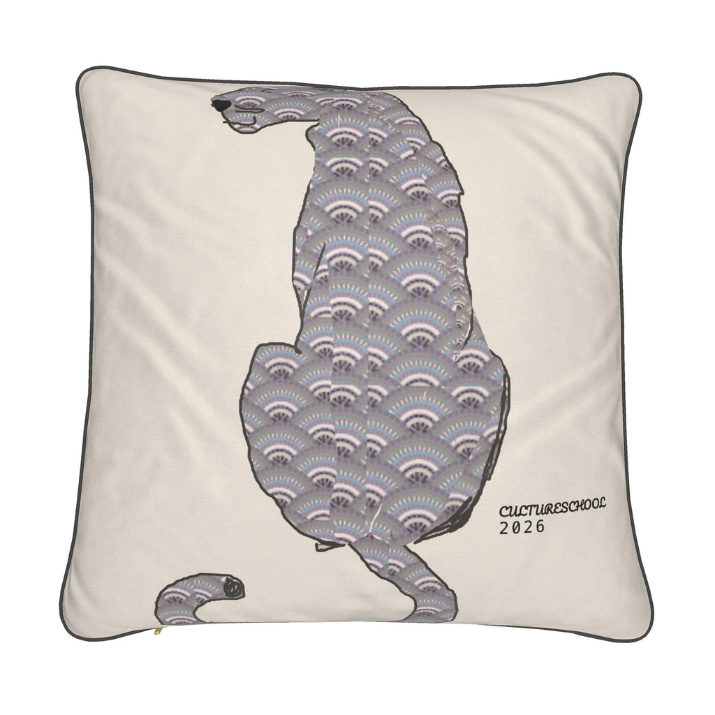Piped Cushion Cover | Shibori Scallop