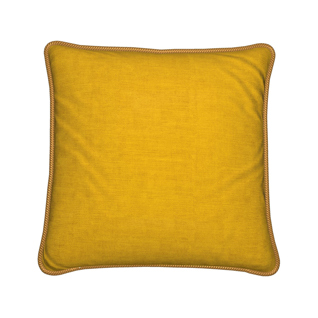 Luxury Piped Silk Pillow  mini | Old Silver Beach Magpie