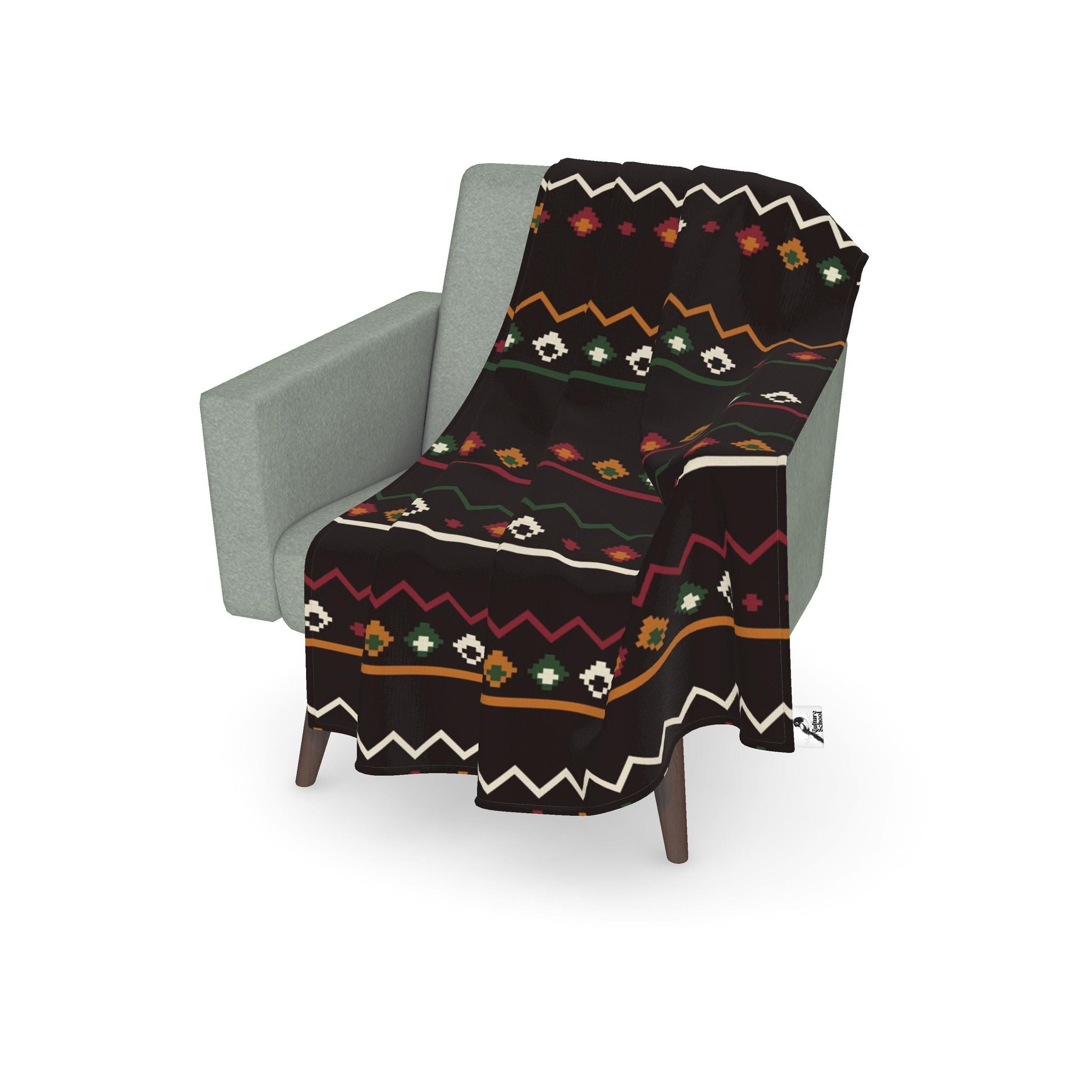 Luxury Cotton Throw | Kashmir Native Print