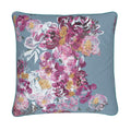 Reversible Piped Pillow Cover in Floral Print