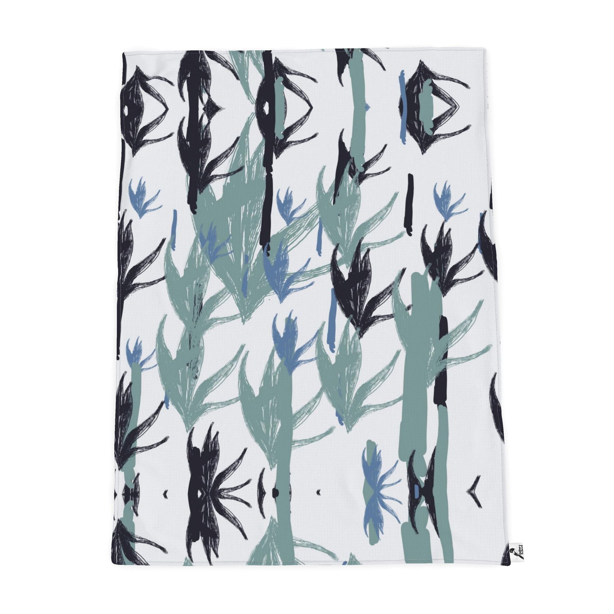 Luxury Cotton Throw | Eel Frond