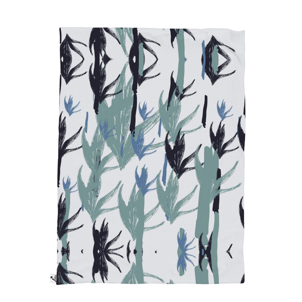 Luxury Cotton Throw | Eel Frond