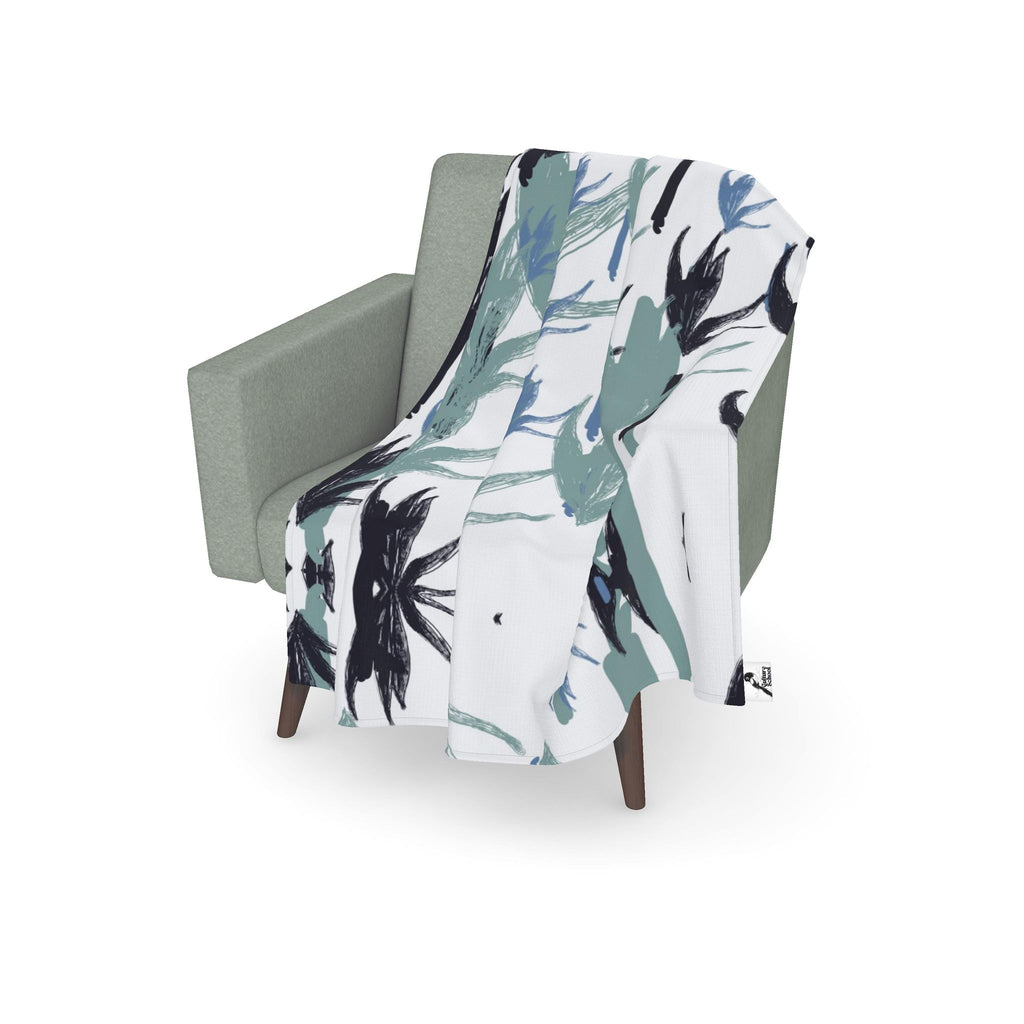 Luxury Cotton Throw | Eel Frond