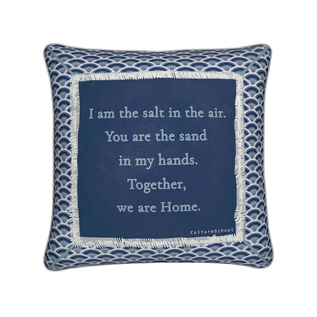 Piped Cushion Cover | Sea Proverb