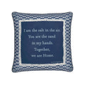 Piped Cushion Cover | Sea Proverb