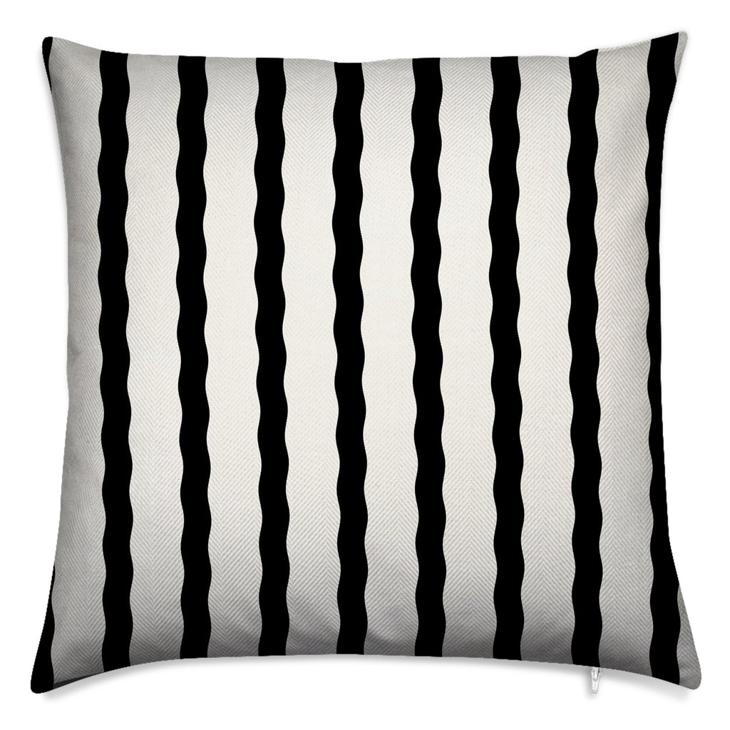 Premium Cushion with Kanga detail and stripes | Falmouth Harbor Light