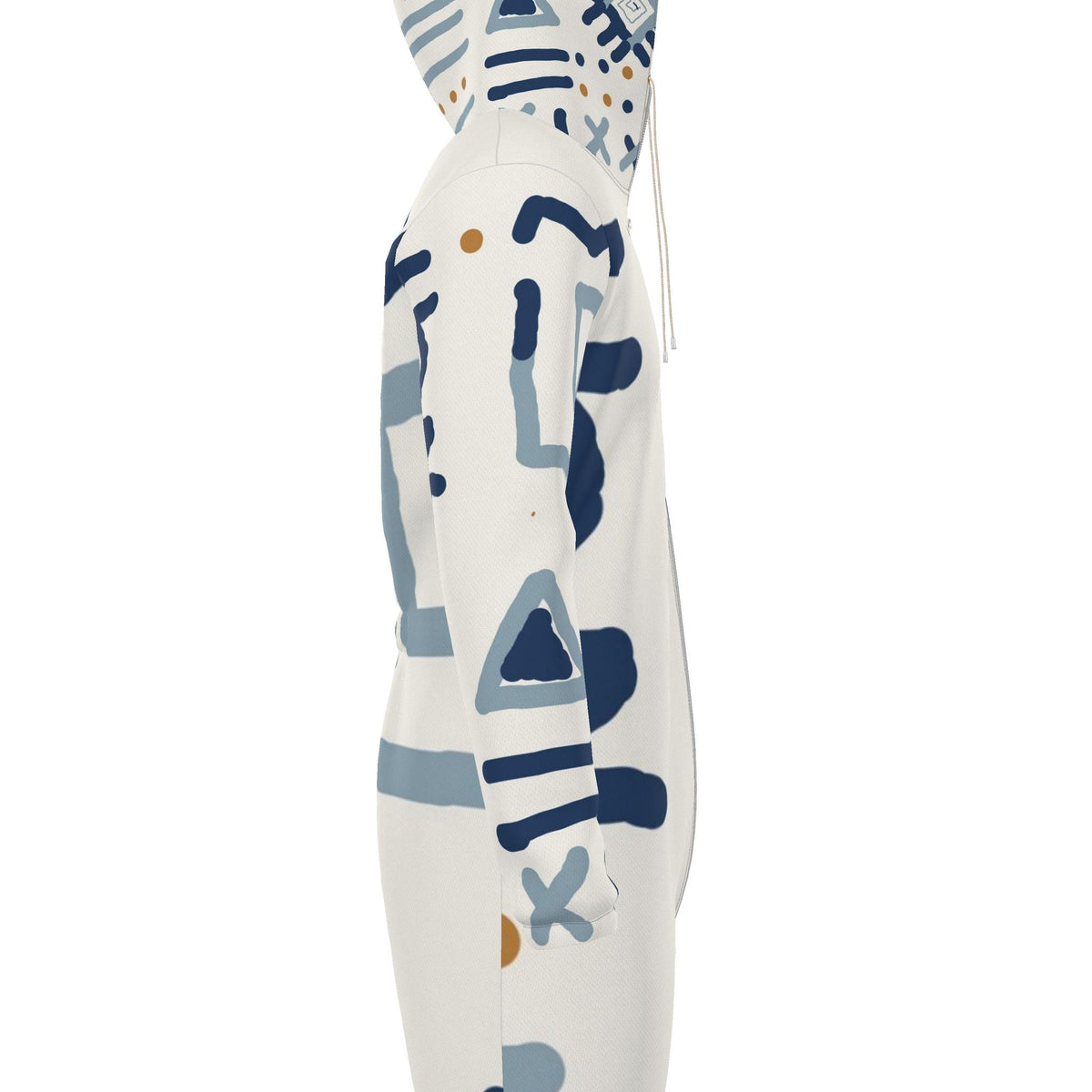 Flight Suit With Adinkra Print