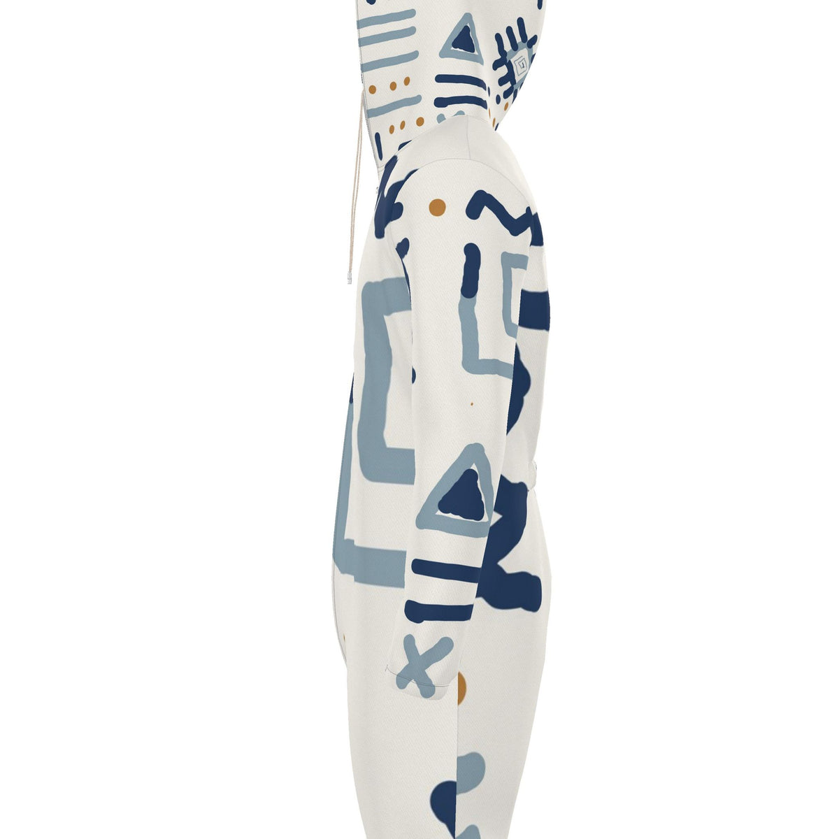 Flight Suit With Adinkra Print