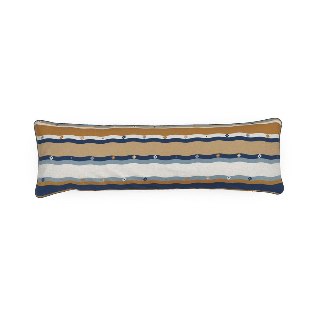 Striped Bolster Pillow | Falmouth Harbor Light