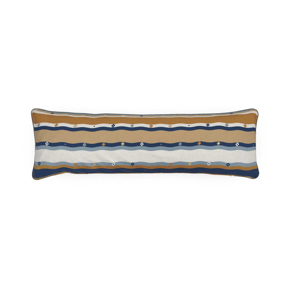 Striped Bolster Pillow | Falmouth Harbor Light