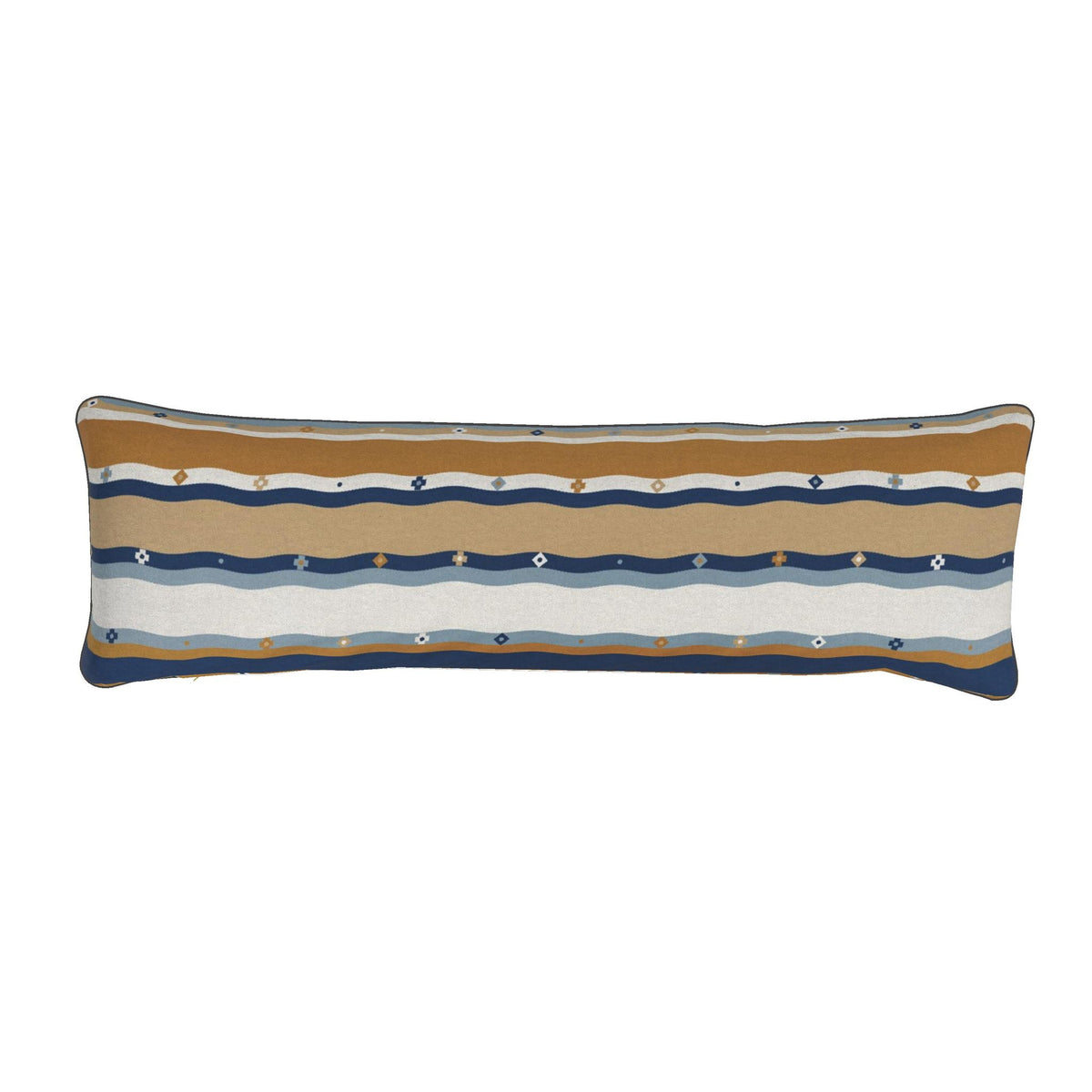 Striped Bolster Pillow | Falmouth Harbor Light