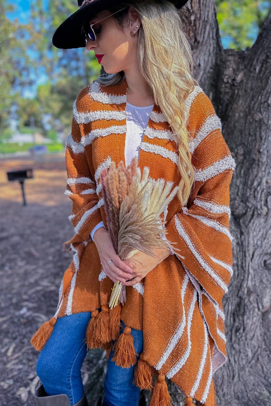 Texture Knit Chunky Tassel Cardigan–Boho Layer | Coming Soon