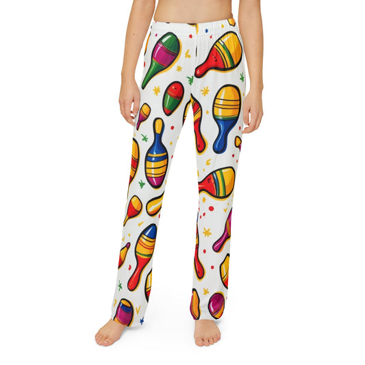 Kids Maracas Print Holiday Pajamas