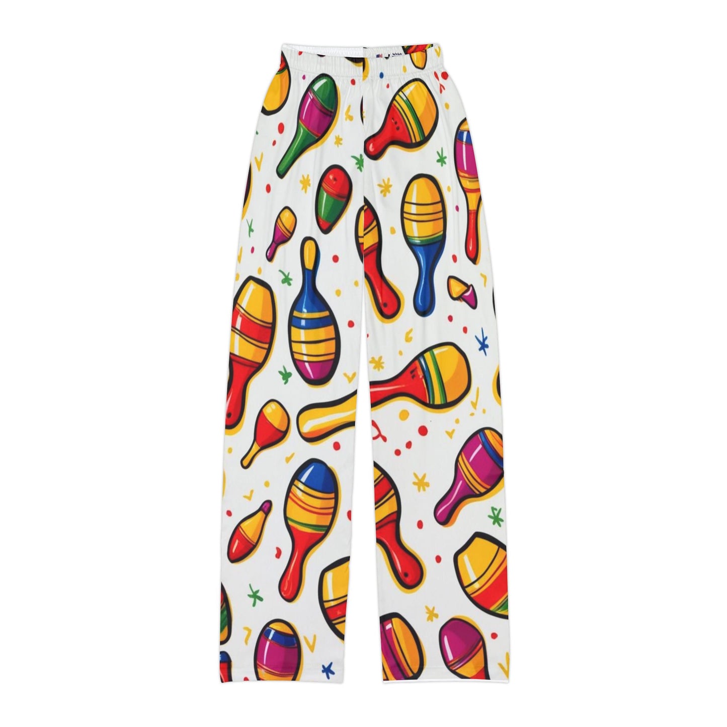 Kids Maracas Print Holiday Pajamas