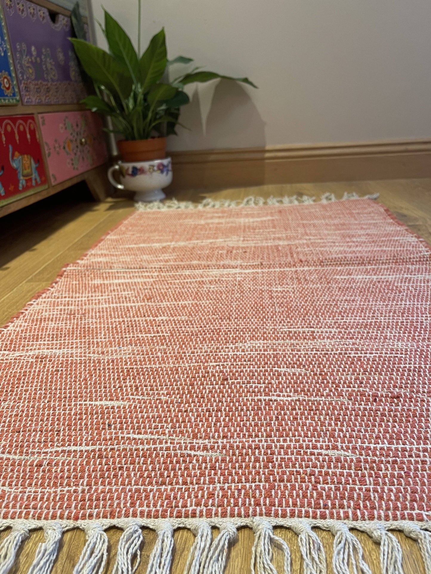 HUSH Hand Loomed Cotton Rug