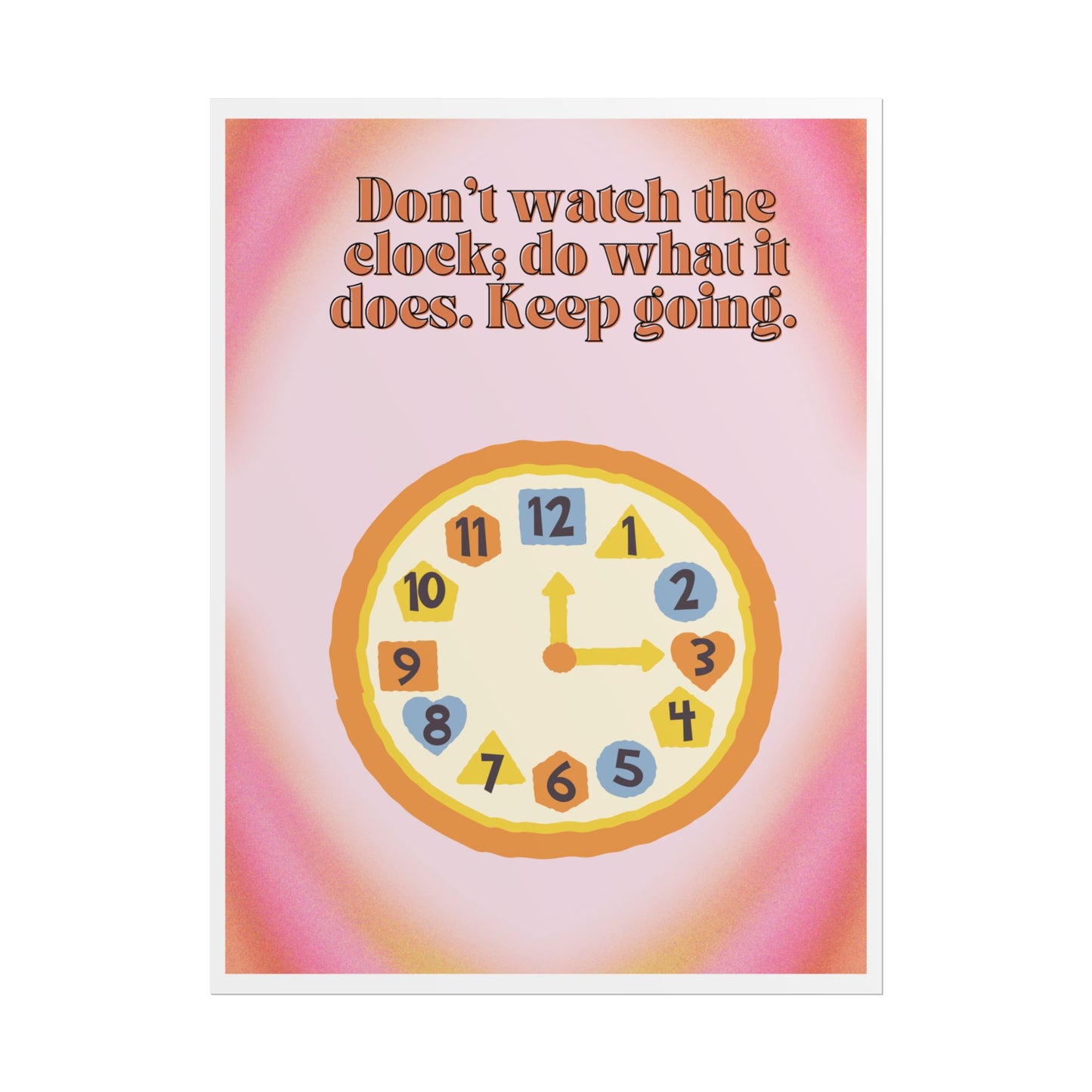 Keep Going Motivational Poster